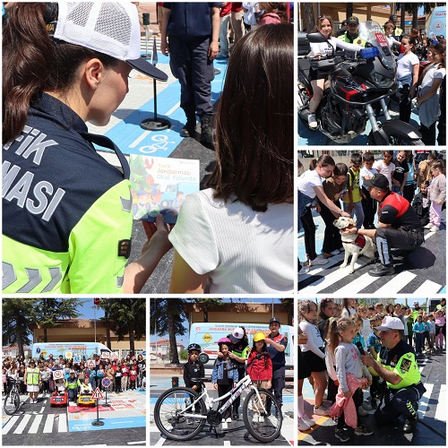  Pınarhisar İlçe Jandarma Komutanlığı Trafik Jandarması tarafından öğrencilerimize mobil trafik eğitim aracıyla uygulamalı trafik eğitimi verilmiştir.